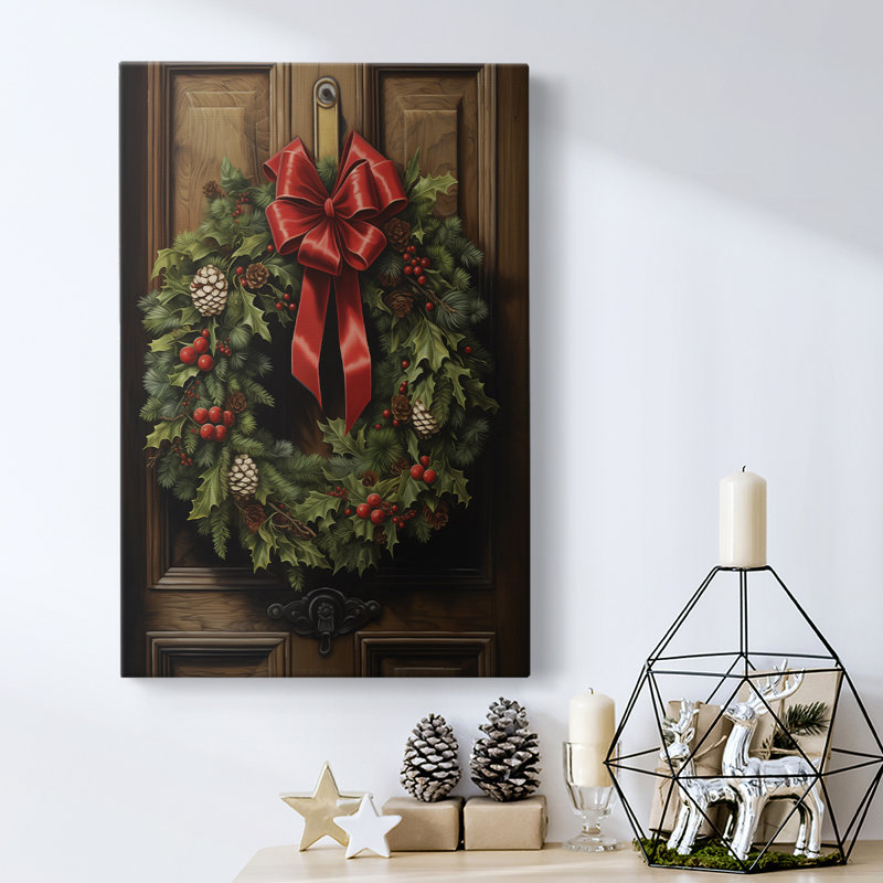 Art des Fêtes de Noël - Toile tendue avec châssis DCLxxi, H 24 po x l 16 po