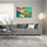 Art mural en verre Highland Dunes «Rejoice» par David Galchutt