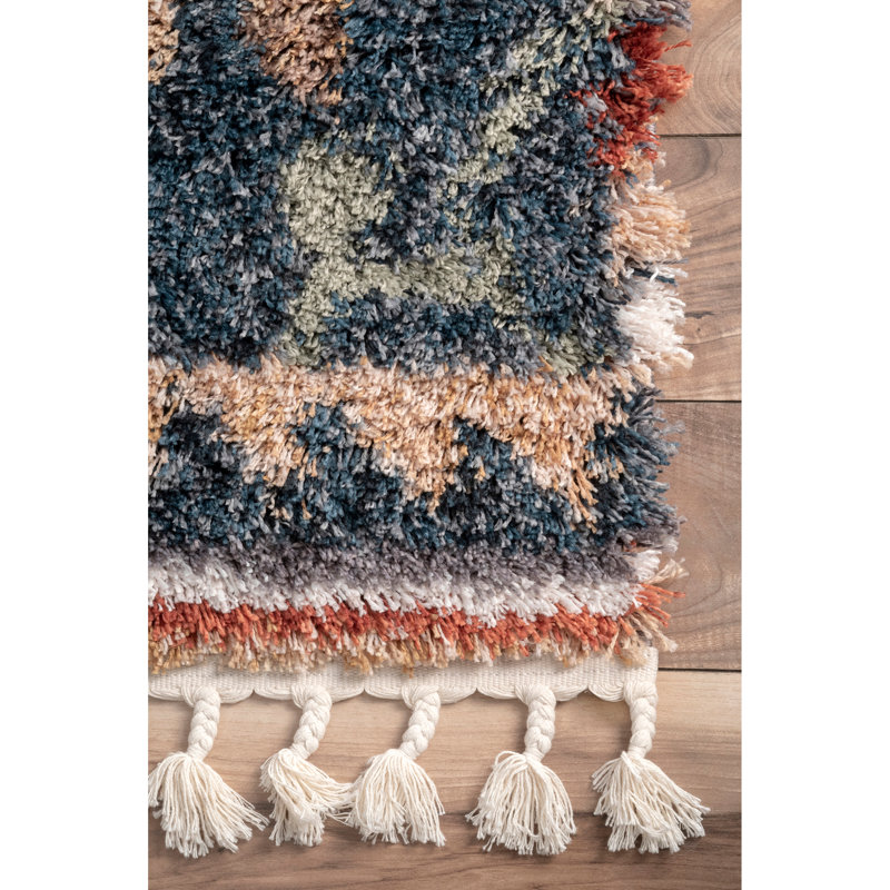 Tapis bleu Abrams, Rectangle 5 pi 3 po x 8 pi 2 po