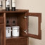 Multi-functional storage solid wood sideboard-1300076998