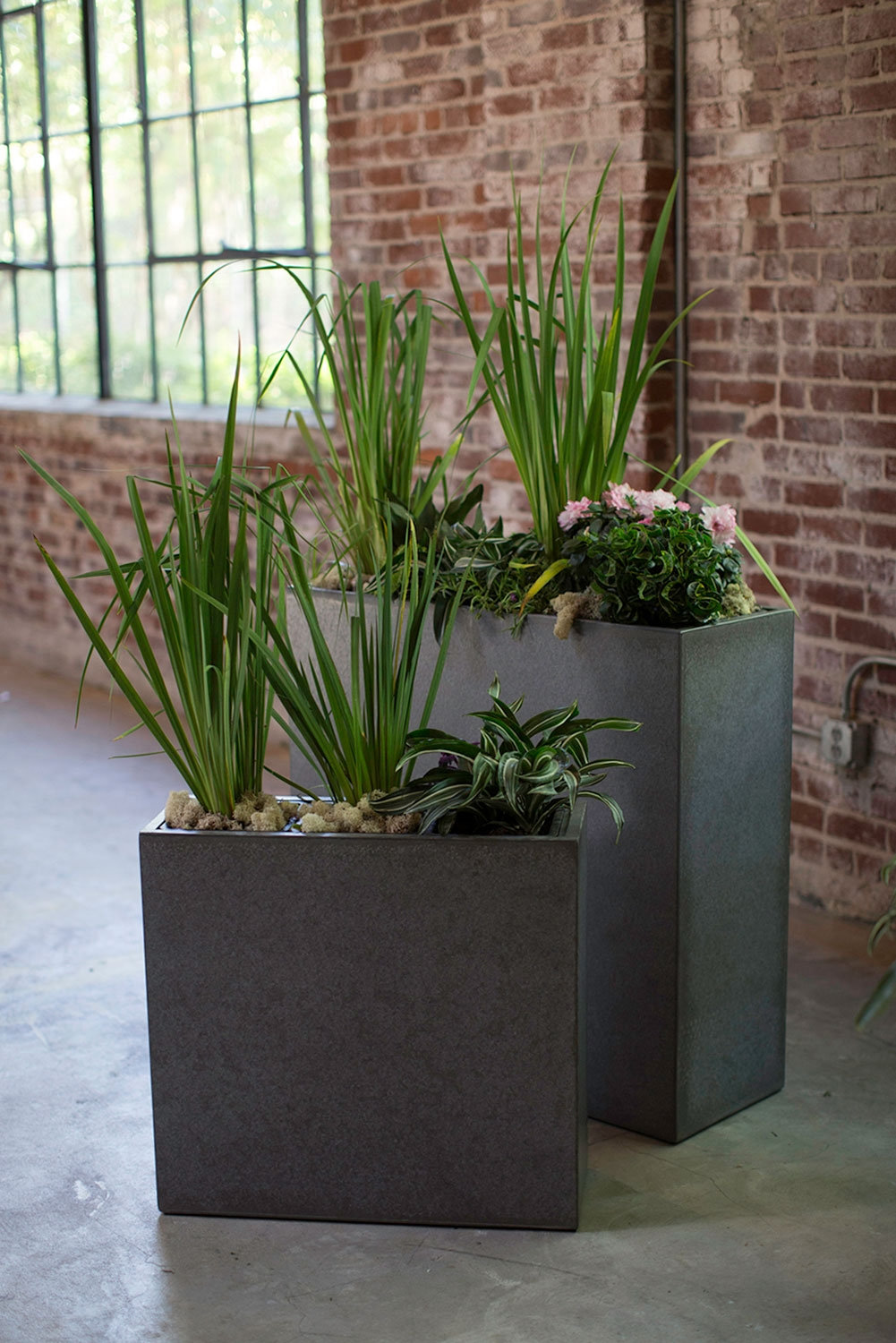 Cosmic Handmade Pot Planter, 27" H x 25.5" W x 10" D