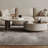 Rotary creative simple rock plate tea table