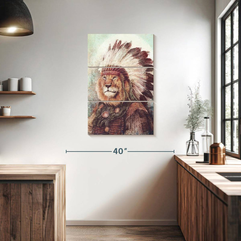 Chief I, 38" H x 24" W