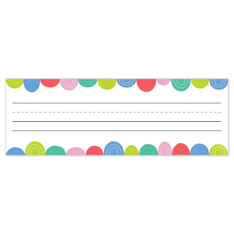 Plaques de nom «Rainbow Drops»
