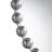 Beaded Round Wall Mirror 27"D-1326996409
