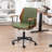 Bryonie Faux Leather Upholstered Office Chair With Bent Wood-1915550110