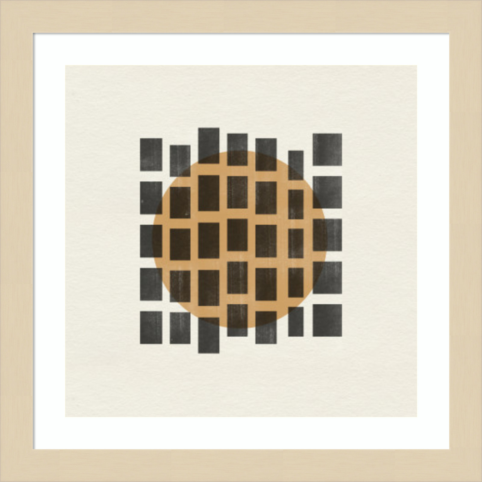 Giese "Paper Object No. 8" Print, Brown, 13" H x 13" W