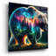  «Vibrant Bear 9» par Rey Klimt, art mural en verre acrylique-1247905466