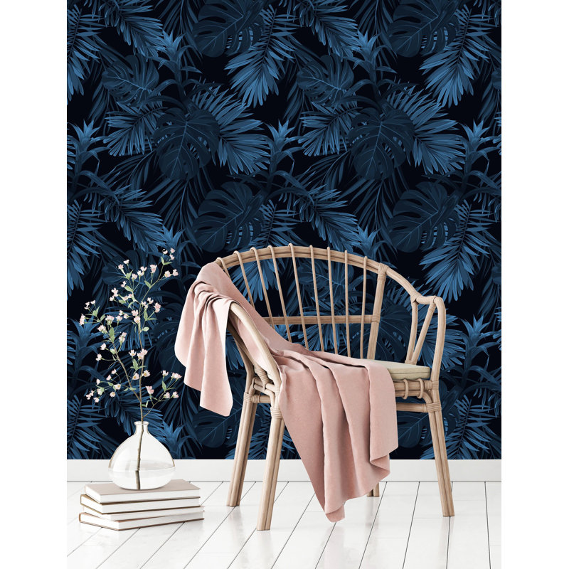 Murale à peindre tropical laisse, l 25 po x H 75 po