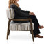 Fauteuil d'appoint rembourré Premier Dom-126538862