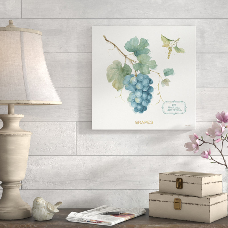 «My Greenhouse Fruit III», reproduction de peinture à l'aquarelle, H 28 po x l 28 po x P 1,5 po, Toile tendue
