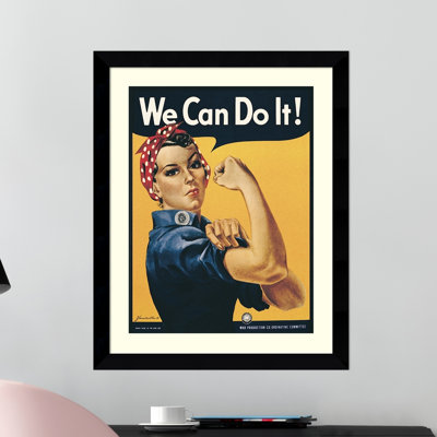 « rosie the riveter ( "nous pouvons faire ! »)» par howard miller annonces de cadres photo