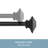 Claremont Mission Adjustable 1" Single Curtain Rod-993123584-1014834553