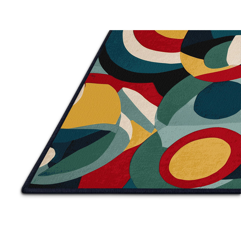 Perky Stomp Rug, Rectangle 4' x 6'