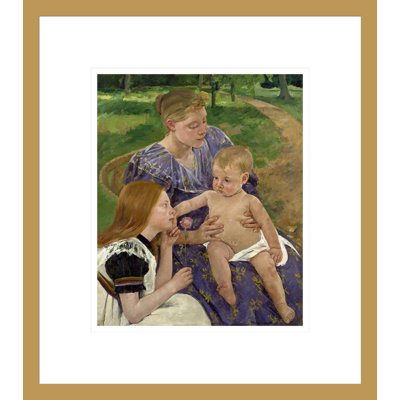 «The Family» par Mary Cassatt, impression giclée sur cadre
