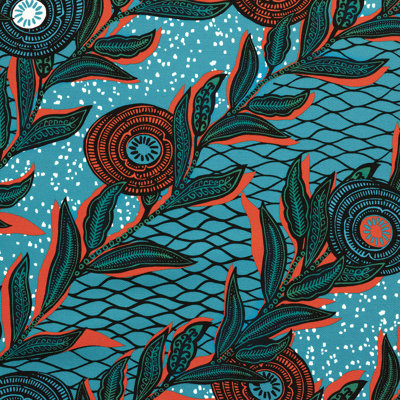 Yahir Teal Fabric