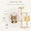 289.56cm H Cat Tree