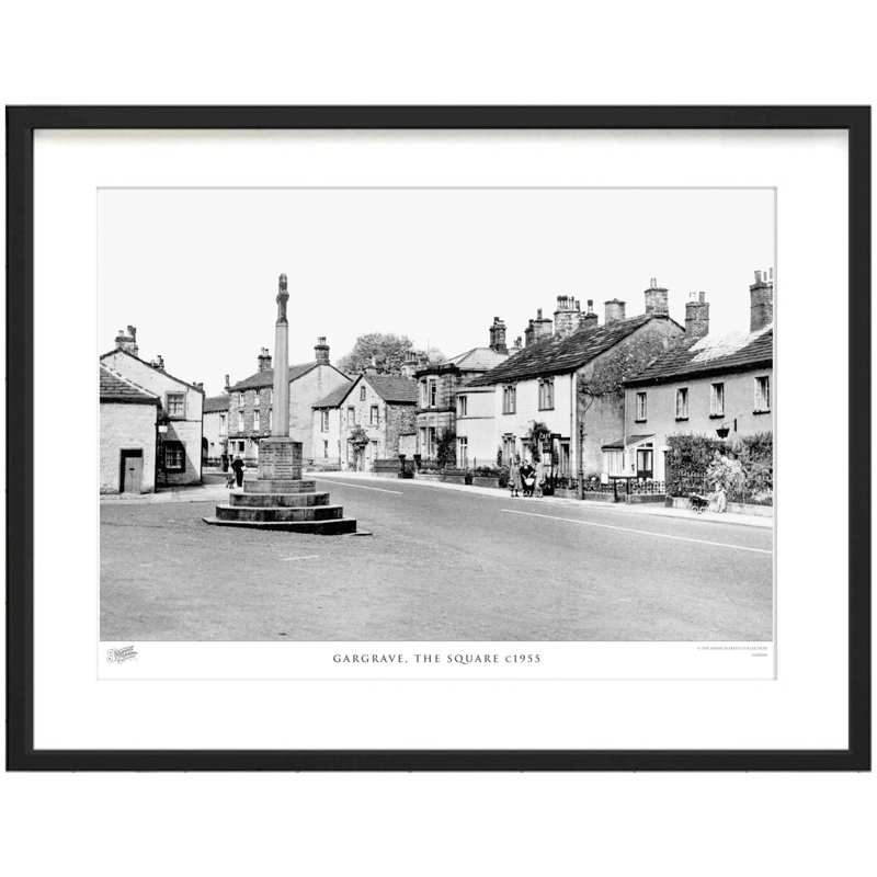 Gargrave, The Square C1955 - Single Picture Frame Print, 28cm H x 36cm W x 2.3cm D