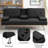 Falmouth Twin 66.11 " Faux Leather Convertible Sofa