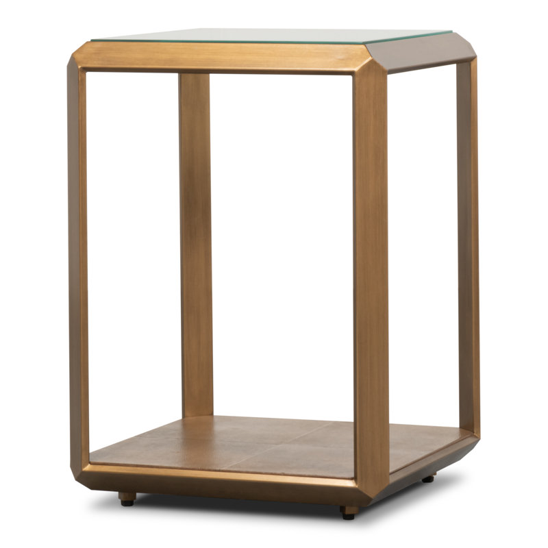 Table de bout en verre Gilbert