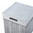 Outdoor Tank Cover Table With Vertical Slats-12665833