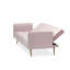 Queen 71'' Velvet Convertible Sofa-1005157483