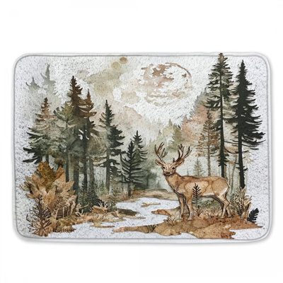Tapis de bain Deer In Forest