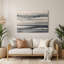 Art mural horizontal gris rayé gris ardoise-2057821427