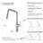KIBI Macon Pull Down Kitchen Faucet-41659821-48024393