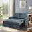 53.2'' Small Loveseat Pull-Out Sofa Bed - Adjustable Backrest-34823145