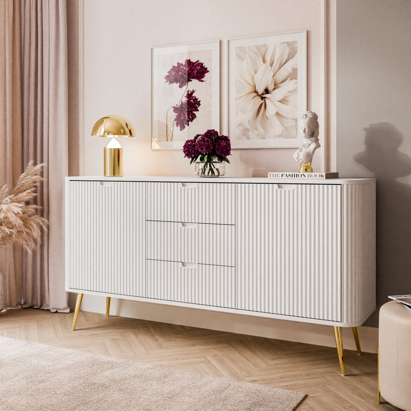 Autin 168cm Sideboard, White