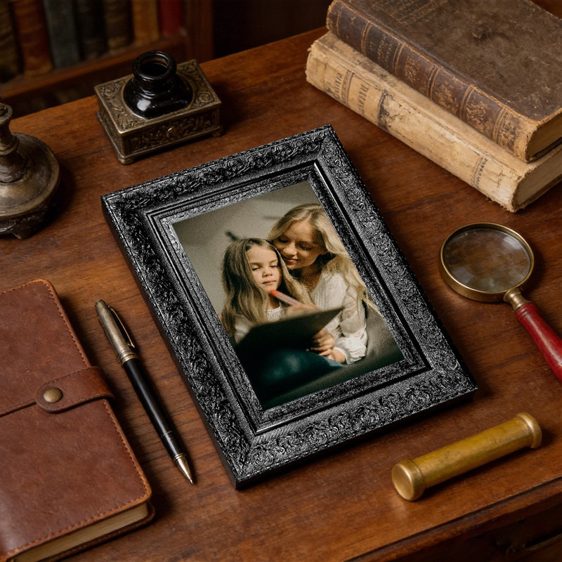 5" x 7" Black 3 PCS Landscape Picture Frame for New Home Gifts