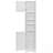 Multi-Functional Corner Cabinet Tall Bathroom Storage With Two Doors, Adjustable Shelves, And Open Shelf For Enhanced Organization And Space Efficiency-255421300