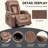 PU Infinite Position Up To 350 LBS Power Lift Recliner Chair For Elderly, Heavy Duty Motion Mechanism With 8-Point Vibration Massage And Lumbar Heating, USB Charging Port, Cup Holders-1369406886
