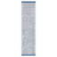 Tapis en laine / coton touffeté à la main Baer en ivoire / bleu-1232305587