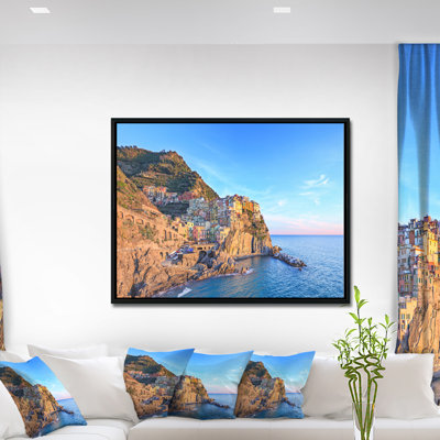 «Kemarie Manarola Village, Cinque Terre, Italie», reproduction