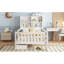Lit simple et amusant avec tête de lit en bois massif, blanc moderne, idéal pour les chambres d'enfants avec des solutions de rangement