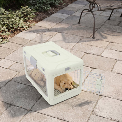 Cat Carrier Portable Folding Pet Carrier Foldable Dog& Cat Kennel