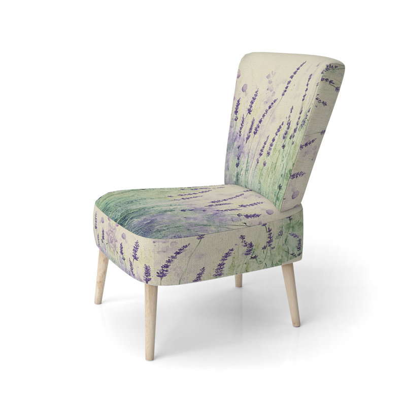 Chaise d'appoint lavande - Chaise d'appoint lavande Meadow Drift I, Side Chair Armless
