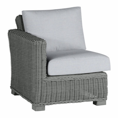 Rustic Woven Sectional Left