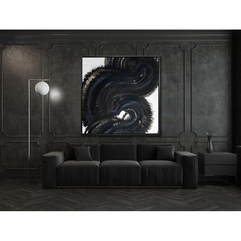 HERTZ I - Unframed Print on Canvas, 20" H x 20" W x 3" D, Unframed Canvas