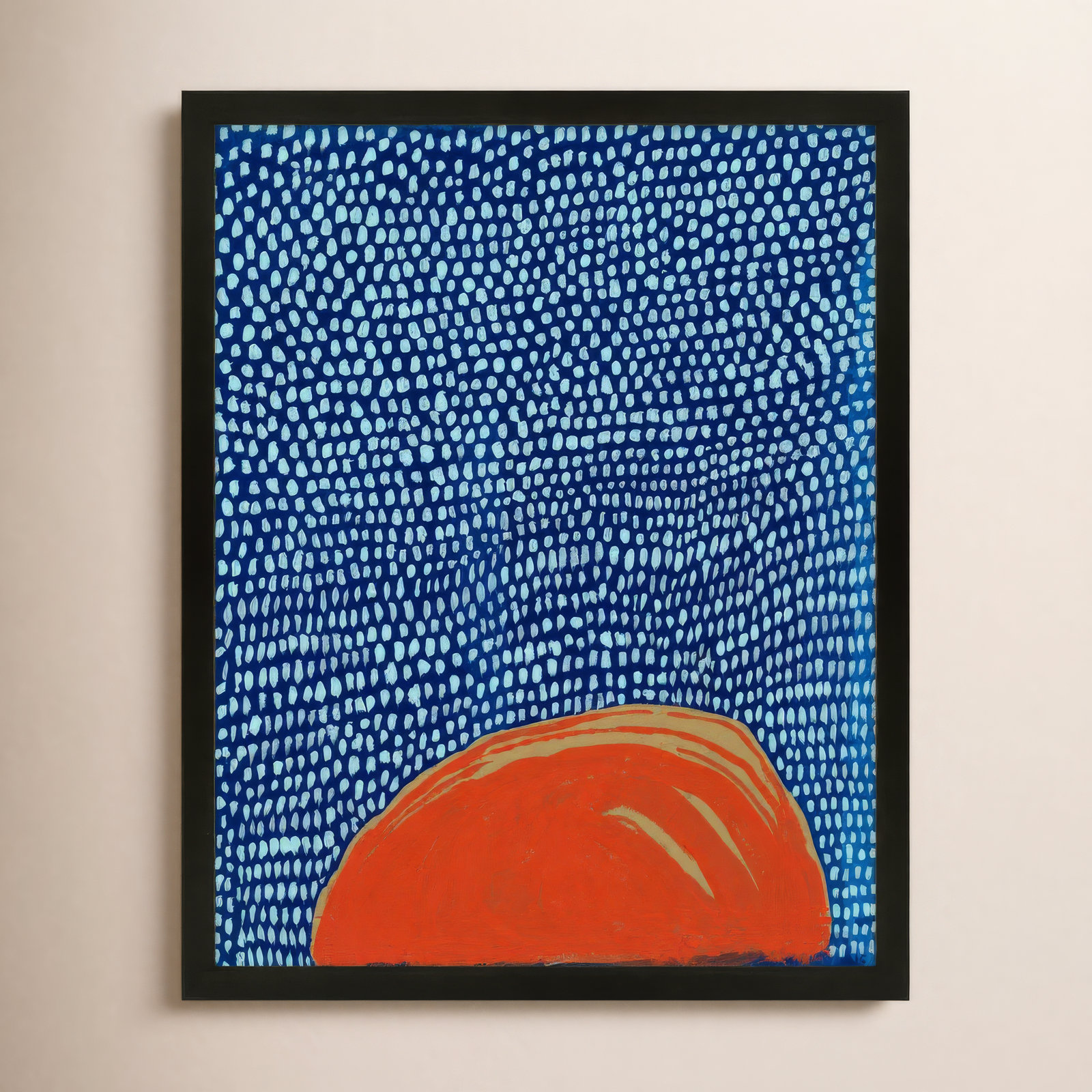 Starscape 5 by Andrea Stokes, 30" H x 24" W, Black Wood
