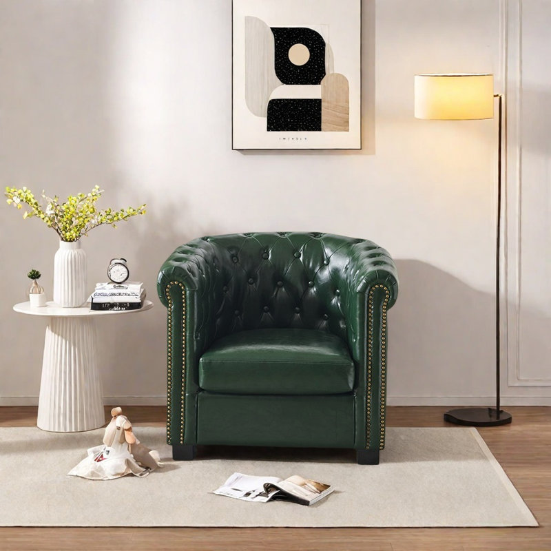 Surles, Atrovirens Faux Leather
