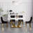 Kekeli 6 - Person Pedestal Dining Set-106383671-106383664