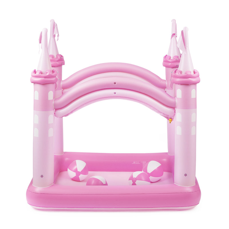 Teamson Kids Inflatable Castle with Kiddie Pool
