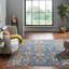Wool Area Rug in Blue-1356854689