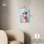 Décoration murale en acrylique Pastel Cheetah Bubblegum Glam par Art Remedy, prête à être accrochée-1998805194