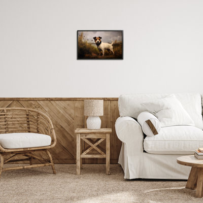 Jack Russell Terrier Landscape Giclee Art by Petal Prints Design