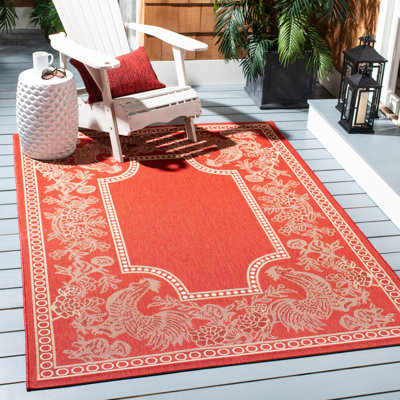 Havza Performance Floral Indoor/Outdoor Area Rug