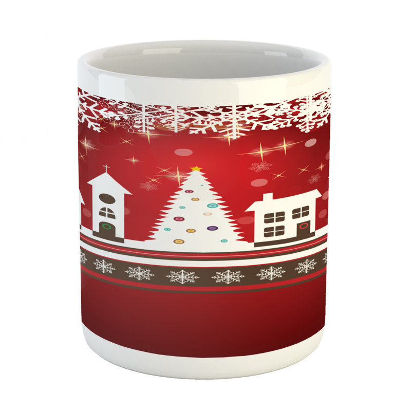 Grande tasse à café pain d’épice house